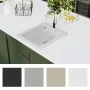 Cream White Granite Overlay Sink by vidaXL, Sinks - Ref: Foro24-141674, Price: 159,99 €, Discount: %
