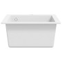 Fregadero sobrepuesto de granito blanco crema de vidaXL, Fregaderos - Ref: Foro24-141674, Precio: 198,90 €, Descuento: %