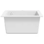 Fregadero sobrepuesto de granito blanco crema de vidaXL, Fregaderos - Ref: Foro24-141674, Precio: 159,99 €, Descuento: %