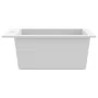 Fregadero sobrepuesto de granito blanco crema de vidaXL, Fregaderos - Ref: Foro24-141674, Precio: 159,99 €, Descuento: %