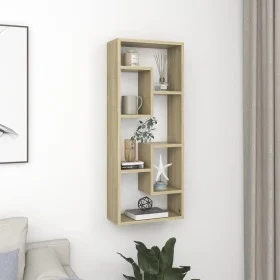 Estantería de pared contrachapada color roble 36x16x90 cm de vidaXL, Estantes y estanterías - Ref: Foro24-803014, Precio: 37,...
