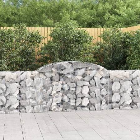 Cestas de gaviones 30 uds forma de arco hierro 300x30x80/100 cm en Macetas y jardineras | Comprar online en Foru.es