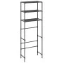 Estantería de 3 niveles sobre inodoro negro 53x28x169 cm de vidaXL, Toalleros - Ref: Foro24-288329, Precio: 24,48 €, Descuent...
