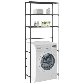 Estantería de 3 niveles sobre lavadora negro 69x28x169 cm de vidaXL, Toalleros - Ref: Foro24-288330, Precio: 25,30 €, Descuen...