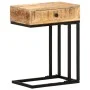 Solid mango wood U-shaped side table 45x30x61 cm by vidaXL, Side tables - Ref: Foro24-289091, Price: 81,19 €, Discount: %