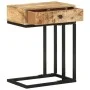 Solid mango wood U-shaped side table 45x30x61 cm by vidaXL, Side tables - Ref: Foro24-289091, Price: 81,19 €, Discount: %