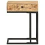 Solid mango wood U-shaped side table 45x30x61 cm by vidaXL, Side tables - Ref: Foro24-289091, Price: 81,19 €, Discount: %