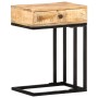 Mesa auxiliar forma de U madera maciza de mango 45x30x61 cm de vidaXL, Mesas auxiliares - Ref: Foro24-289091, Precio: 83,10 €...