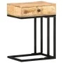 Solid mango wood U-shaped side table 45x30x61 cm by vidaXL, Side tables - Ref: Foro24-289091, Price: 81,19 €, Discount: %