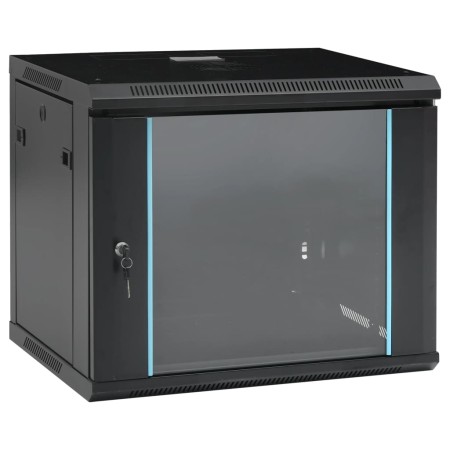 Armario de red de pared 9U 19" IP20 600x450x510 mm de vidaXL, Sistemas de almacenamiento de red - Ref: Foro24-30166, Precio: ...