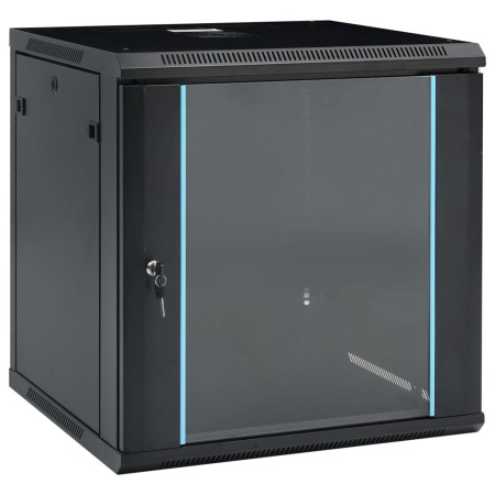 Armario de red de pared 12U 19" IP20 600x600x640 mm de vidaXL, Sistemas de almacenamiento de red - Ref: Foro24-30167, Precio:...