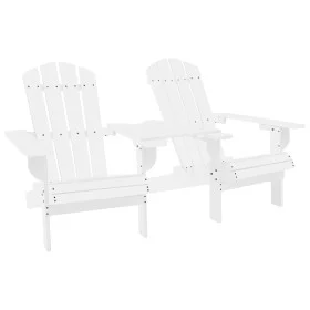 Adirondack garden chairs and solid white fir wood table by vidaXL, Garden chairs - Ref: Foro24-310067, Price: 136,71 €, Disco...