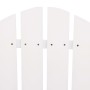 Sillas Adirondack de jardín y mesita madera maciza abeto blanco de vidaXL, Sillas de jardín - Ref: Foro24-310067, Precio: 128...