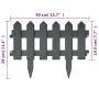 Garden edging 25 units PP anthracite 10 m by vidaXL, Garden edging and edging - Ref: Foro24-314683, Price: 68,90 €, Discount: %