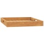 Bandeja de madera de teca maciza 50x50 cm de vidaXL, Fuentes para servir - Ref: Foro24-315457, Precio: 60,38 €, Descuento: %