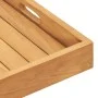 Bandeja de madera de teca maciza 50x50 cm de vidaXL, Fuentes para servir - Ref: Foro24-315457, Precio: 51,40 €, Descuento: %