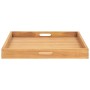 Bandeja de madera de teca maciza 60x60 cm de vidaXL, Fuentes para servir - Ref: Foro24-315458, Precio: 76,80 €, Descuento: %