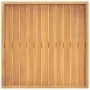 Bandeja de madera de teca maciza 60x60 cm de vidaXL, Fuentes para servir - Ref: Foro24-315458, Precio: 63,04 €, Descuento: %