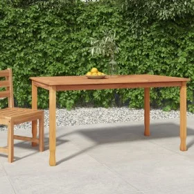 Mesa de comedor de jardín madera maciza de teca 150x90x75 cm de vidaXL, Mesas de jardín - Ref: Foro24-316606, Precio: 167,51 ...
