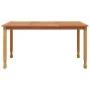 Mesa de comedor de jardín madera maciza de teca 150x90x75 cm de vidaXL, Mesas de jardín - Ref: Foro24-316606, Precio: 167,51 ...