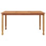 Mesa de comedor de jardín madera maciza de teca 150x90x75 cm de vidaXL, Mesas de jardín - Ref: Foro24-316606, Precio: 169,86 ...