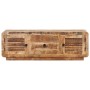Mueble para TV de madera maciza de mango rugosa 120x30x40 cm de vidaXL, Muebles TV - Ref: Foro24-320460, Precio: 220,79 €, De...