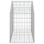 Cesta de gaviones forma arco hierro galvanizado 100x50x60/80 cm en Macetas y jardineras | Comprar online en Foru.es