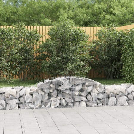 Cestas de gaviones 8 uds forma de arco hierro 300x50x40/60 cm en Macetas y jardineras | Comprar online en Foru.es