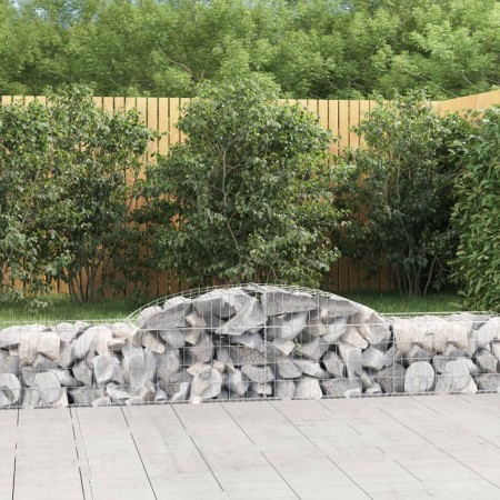 Cestas de gaviones 30 uds forma de arco hierro 300x50x40/60 cm en Macetas y jardineras | Comprar online en Foru.es