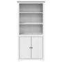 Librería BODO madera maciza de pino blanco 80x40x172 cm de vidaXL, Librerías y estanterías - Ref: Foro24-355056, Precio: 183,...