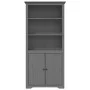 Librería BODO madera maciza de pino gris 82x40x173 cm de vidaXL, Librerías y estanterías - Ref: Foro24-355058, Precio: 185,28...