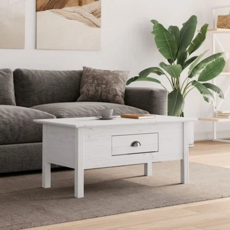 Mesa de centro BODO madera maciza de pino blanco 100x55x45 cm de vidaXL, Mesas de centro - Ref: Foro24-355068, Precio: 85,75 ...