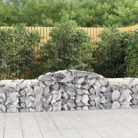 Cestas de gaviones 6 uds forma de arco hierro 300x50x60/80 cm en Macetas y jardineras | Comprar online en Foru.es