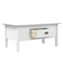 Mesa de centro BODO madera maciza de pino blanco 100x55x45 cm de vidaXL, Mesas de centro - Ref: Foro24-355068, Precio: 85,75 ...
