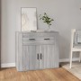 Aparador de madera contrachapada gris Sonoma 80x33x70 cm de vidaXL, Aparadores - Ref: Foro24-816574, Precio: 94,40 €, Descuen...
