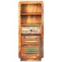 Aparador de madera maciza reciclada 45x32x110 cm de vidaXL, Taquillas y armarios de almacenamiento - Ref: Foro24-320465, Prec...