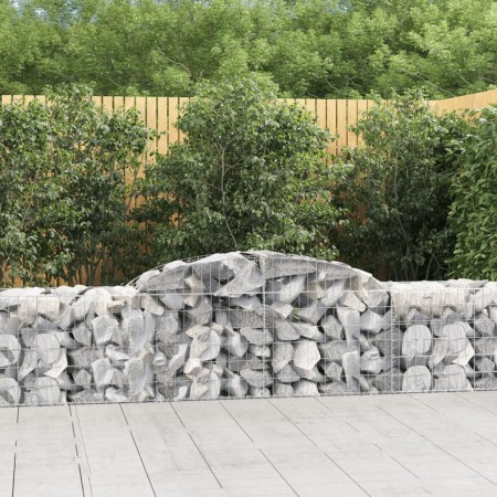 Cestas de gaviones 12 uds forma de arco hierro 300x50x60/80 cm en Macetas y jardineras | Comprar online en Foru.es