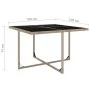 Set comedor de jardín 9 piezas y cojines ratán sintético beige de vidaXL, Conjuntos de jardín - Ref: Foro24-42545, Precio: 68...