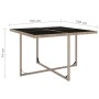 Set comedor de jardín 9 piezas y cojines ratán sintético beige de vidaXL, Conjuntos de jardín - Ref: Foro24-42545, Precio: 69...