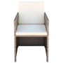 Sillas de jardín con cojines 2 unidades ratán sintético beige de vidaXL, Sillas de jardín - Ref: Foro24-42561, Precio: 135,25...
