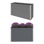 Arriate de WPC gris 150x50x91 cm de vidaXL, Maceteros y jardineras - Ref: Foro24-43608, Precio: 349,17 €, Descuento: %