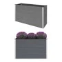 Arriate de WPC gris 150x50x91 cm de vidaXL, Maceteros y jardineras - Ref: Foro24-43608, Precio: 358,21 €, Descuento: %