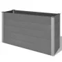 Arriate de WPC gris 150x50x91 cm de vidaXL, Maceteros y jardineras - Ref: Foro24-43608, Precio: 358,21 €, Descuento: %