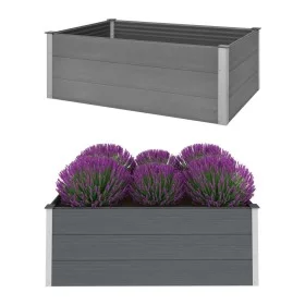 Arriate de WPC gris 150x100x54 cm de vidaXL, Maceteros y jardineras - Ref: Foro24-43609, Precio: 226,42 €, Descuento: %