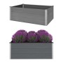 Arriate de WPC gris 150x100x54 cm de vidaXL, Maceteros y jardineras - Ref: Foro24-43609, Precio: 262,58 €, Descuento: %