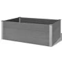 Arriate de WPC gris 150x100x54 cm de vidaXL, Maceteros y jardineras - Ref: Foro24-43609, Precio: 226,42 €, Descuento: %