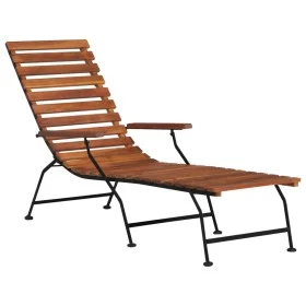 Garden lounger made of solid acacia wood by vidaXL, Loungers - Ref: Foro24-44390, Price: 121,07 €, Discount: %