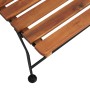 Tumbona de jardín de madera maciza de acacia de vidaXL, Tumbonas - Ref: Foro24-44390, Precio: 122,29 €, Descuento: %