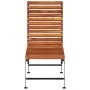 Adjustable sun lounger made of solid acacia wood and steel legs by vidaXL, Loungers - Ref: Foro24-44394, Price: 97,71 €, Disc...