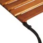 Adjustable sun lounger made of solid acacia wood and steel legs by vidaXL, Loungers - Ref: Foro24-44394, Price: 97,71 €, Disc...